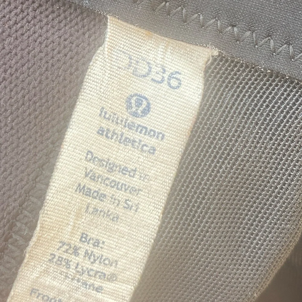 Lululemon Ta Ta Tamer II Black & White, 36DD - Picture 6 of 6